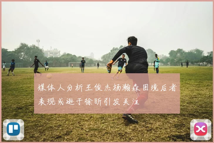 媒体人分析王俊杰杨瀚森困境后者表现或逊于徐昕引发关注